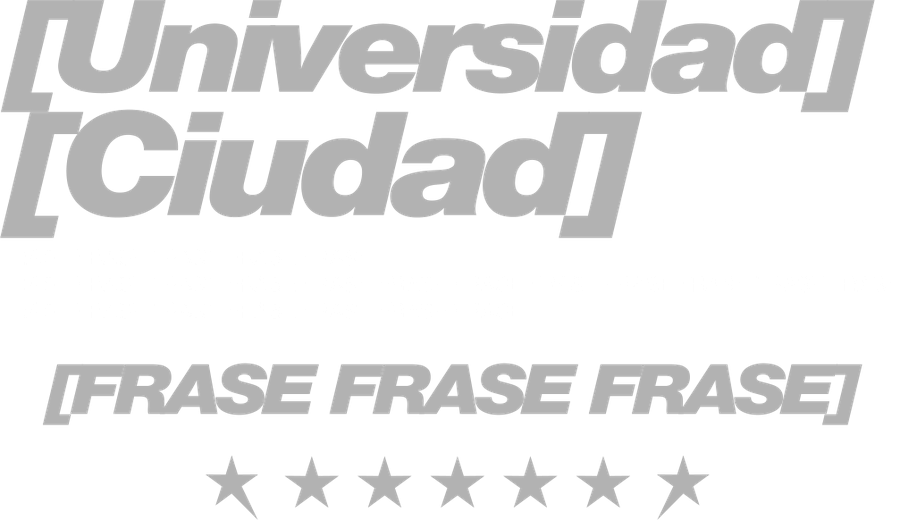 Diseño Universidad bold para sudadera personalizada